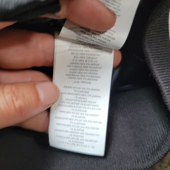 Michael Kors Black Embroidered Floral Bomber Varisty Jacket Size Small - Picture 10 of 10